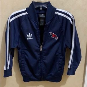 Boys Adidas 3T Jacket Blue Navy Blue